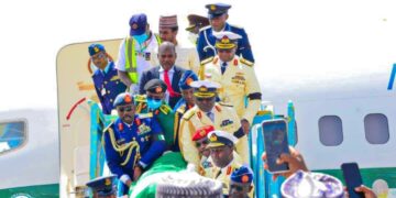 Service Chiefs Pay Tribute to Ex-President, Reaffirm Loyalty to Tinubu & National Unity