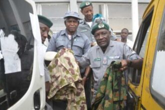 Customs-Seizes N259m-Bus-Packed-With-Military Uniforms-and-Cannabis